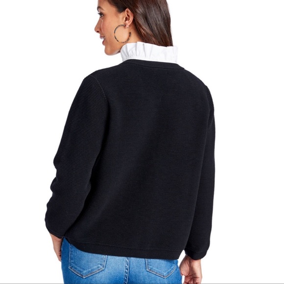 Vineyard vines Grosgrain Trim Ribbed Open Cardigan - Picture 2 of 8